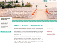 Tablet Screenshot of keywestweddinghotel.com